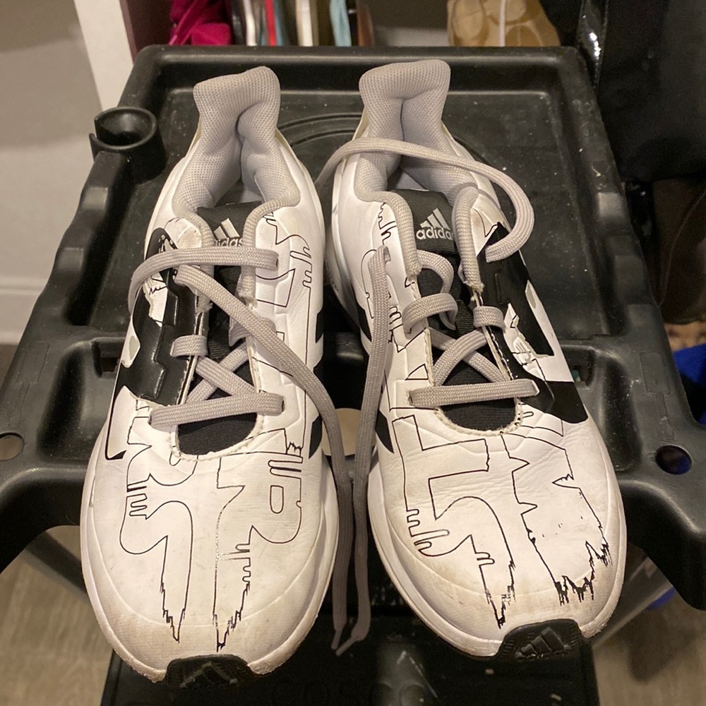 Adidas rapid run Starwars Storm trooper used shoes Size 2